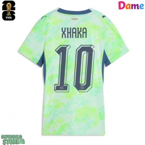 Schweiz Granit Xhaka #10 Replika Udebanetrøje Dame VM 2026 Kortærmet